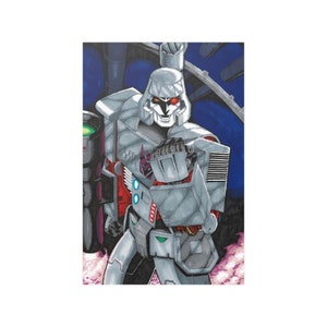 Megatron leader of the Decepticons 24 x 36 Original Art Poster (210gsm)