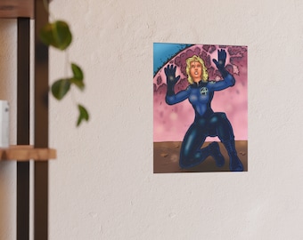 Sue Storm 11 x 14 original art print Posters