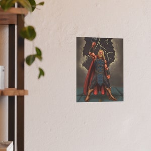 11 x 14  Thor Odinson Original Art Print Premium Matte vertical posters