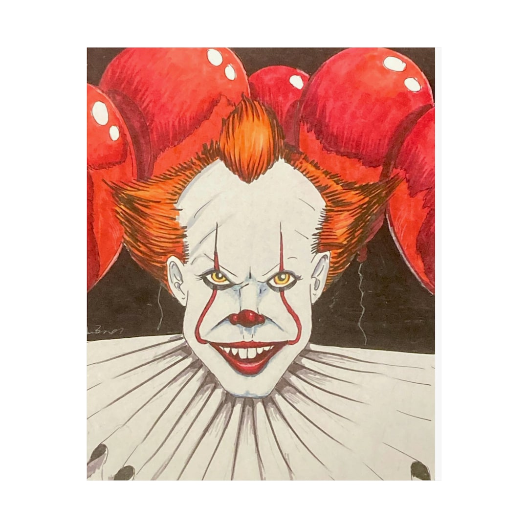 the-clown-from-it-matte-vertical-posters-etsy