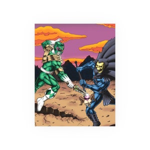 Green Ranger vs Skeletor 11x14 Premium Matte Vertical Posters