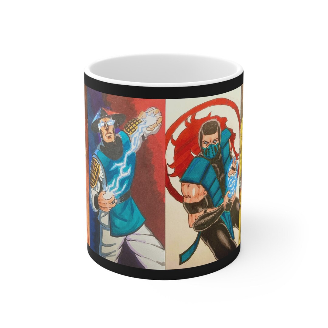 Mortal Kombat Featuring Raiden, Sub Zero, Goro, and Scorpion Original ...