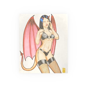 9 x 11 Succubus Premium Matte vertical posters