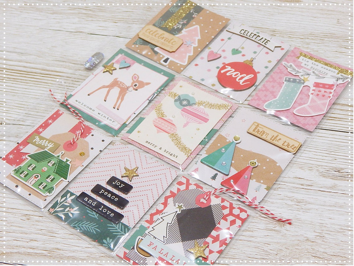 Crate Paper Falala Christmas Themed Pocket Letter/Planner Etsy
