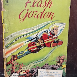 Vintage Flash Gordon Comic Book. 1949.