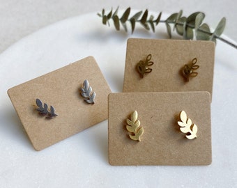Branches – Stainless Steel Stud Earrings