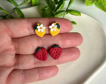 Earrings | Fruits | Polymer Clay