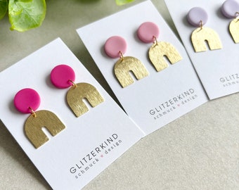 Earrings TINI | Polymer clay | Pastel