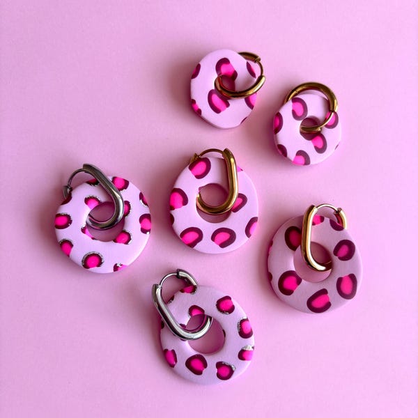 Creolen LEO | Polymer Clay | Mix & Match
