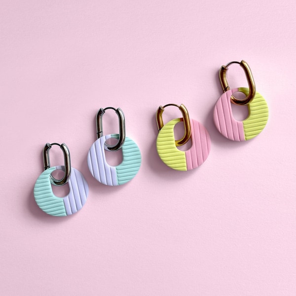 Creolen HEIDI | Polymer Clay | Creolen
