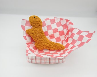 T-rex dino nugget plush