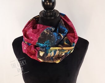 Witchy cats infinity scarf