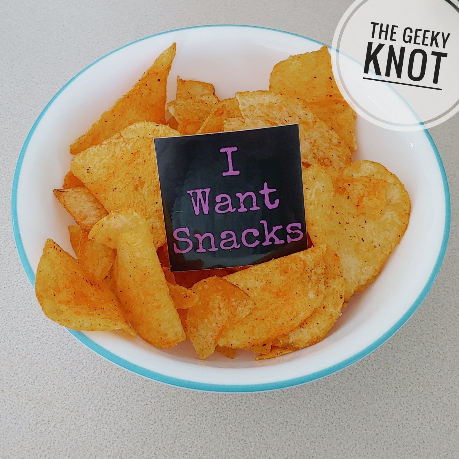 I want snacks vinyl sticker Etsy