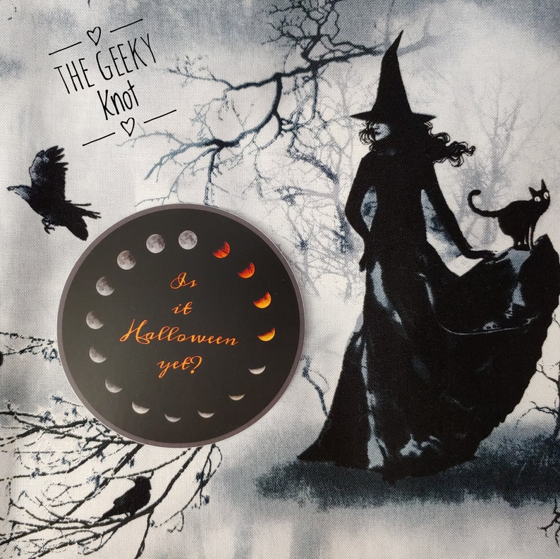 Is it Halloween yet Vinyl sticker image 4