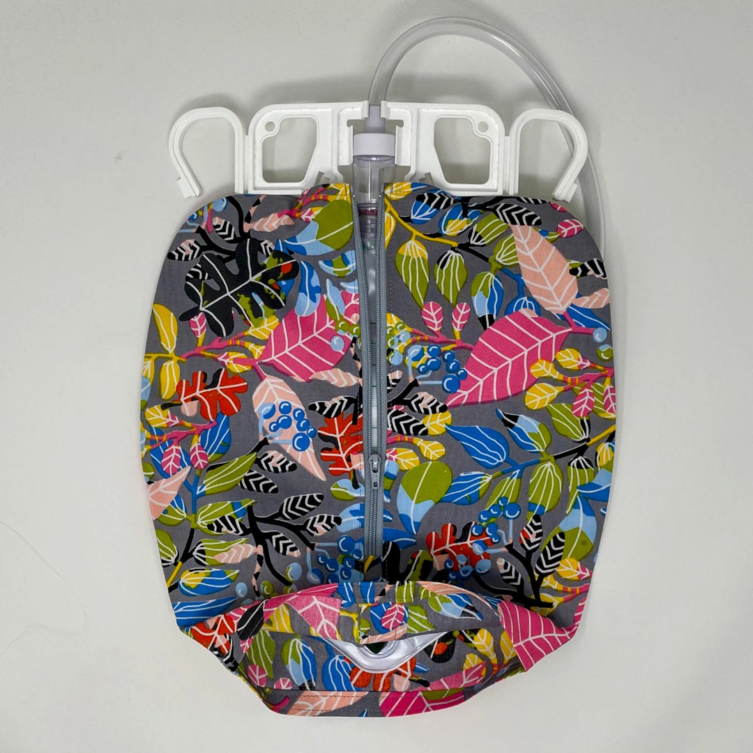 No Hassle Foley Urine Bag Cover. No Need to Remove This Cover to Empty