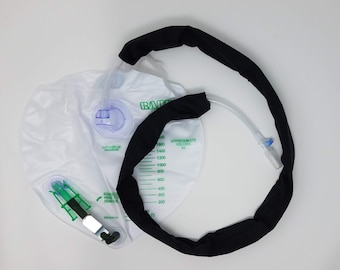 Catheter tube cover-catheter supply adult incontinence-thread through tube cover-catheter-urostomy-bladder accessories-modesty cover