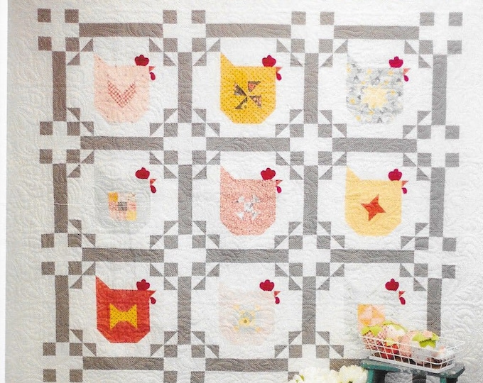 Chicken Scratch Quilt Pattern by Poppie Cotton Layer Cake Etsy