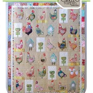 Hen House, an Applique Quilt Pattern by Claire Trupin Design