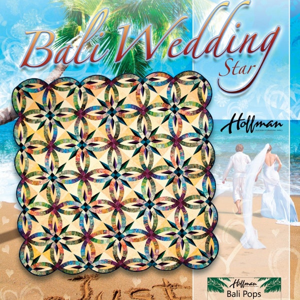 Bali Wedding Star Quilt-Muster mit Grundlagen, Muster von Judy Niemeyer von Quiltworx