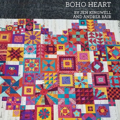 Boho Heart Booklet Quilt Pattern Jen Kingwell Designs - Etsy