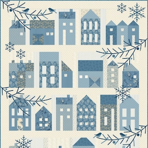 Winter Village Quilt Pattern From Laundry Basket Quilts