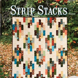 Strip Stacks, Quilt Pattern by Gudrun Erla of GE Designs, Fat Quarter Quilt Pattern