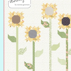 Scrappy Sunflowers Quilt Pattern by Lella Boutique