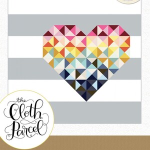 Piece & Love Quilt Pattern by The Cloth Parcel, a Precut Friendly Pattern