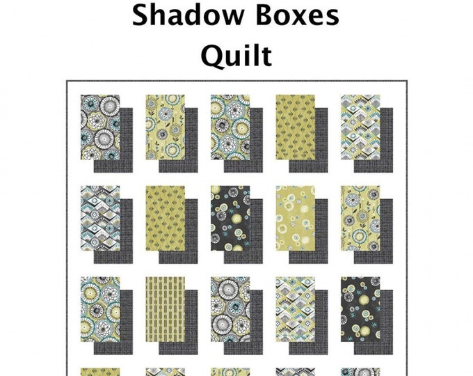 Shadow Boxes Quilt Pattern by Ladeebug Design Etsy