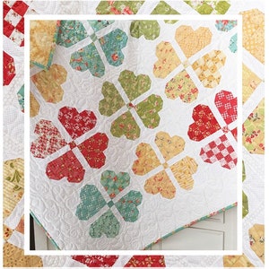 Woven Hearts, Quilt Pattern by Margot Languedoc of The Pattern Basket