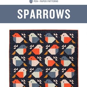 Sparrows Quilt Pattern by Pen + Paper Patterns