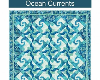 Ocean Currents Quilt Pattern by Pine Tree Country Quilts