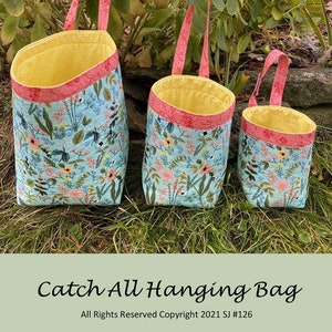 Catch All Hanging Bag Pattern by Sweet James Quilting & Design