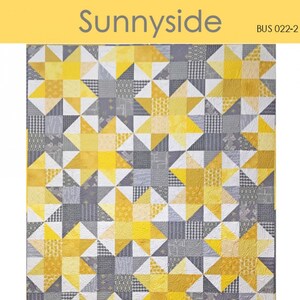 Sunnyside Quilt Pattern by Busy Hands Quilts, Includes 6 Sizes!