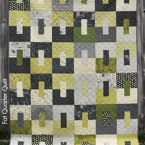 Teen Spirit Quilt Pattern by Gudrun Erla of GE Designs, a Fat Quarter Quilt