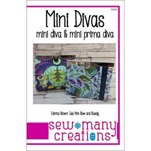 Mini Divas, Mini Priva Diva, Pattern by Sew Many Creations, Wallet Pattern