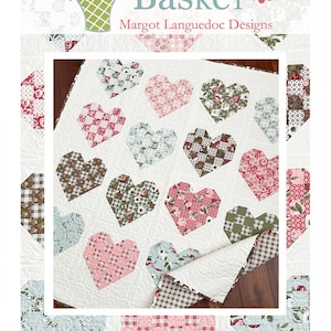 SALE!  Double Date Quilt Pattern by The Pattern Basket, Valentine, Heart Quilt Pattern