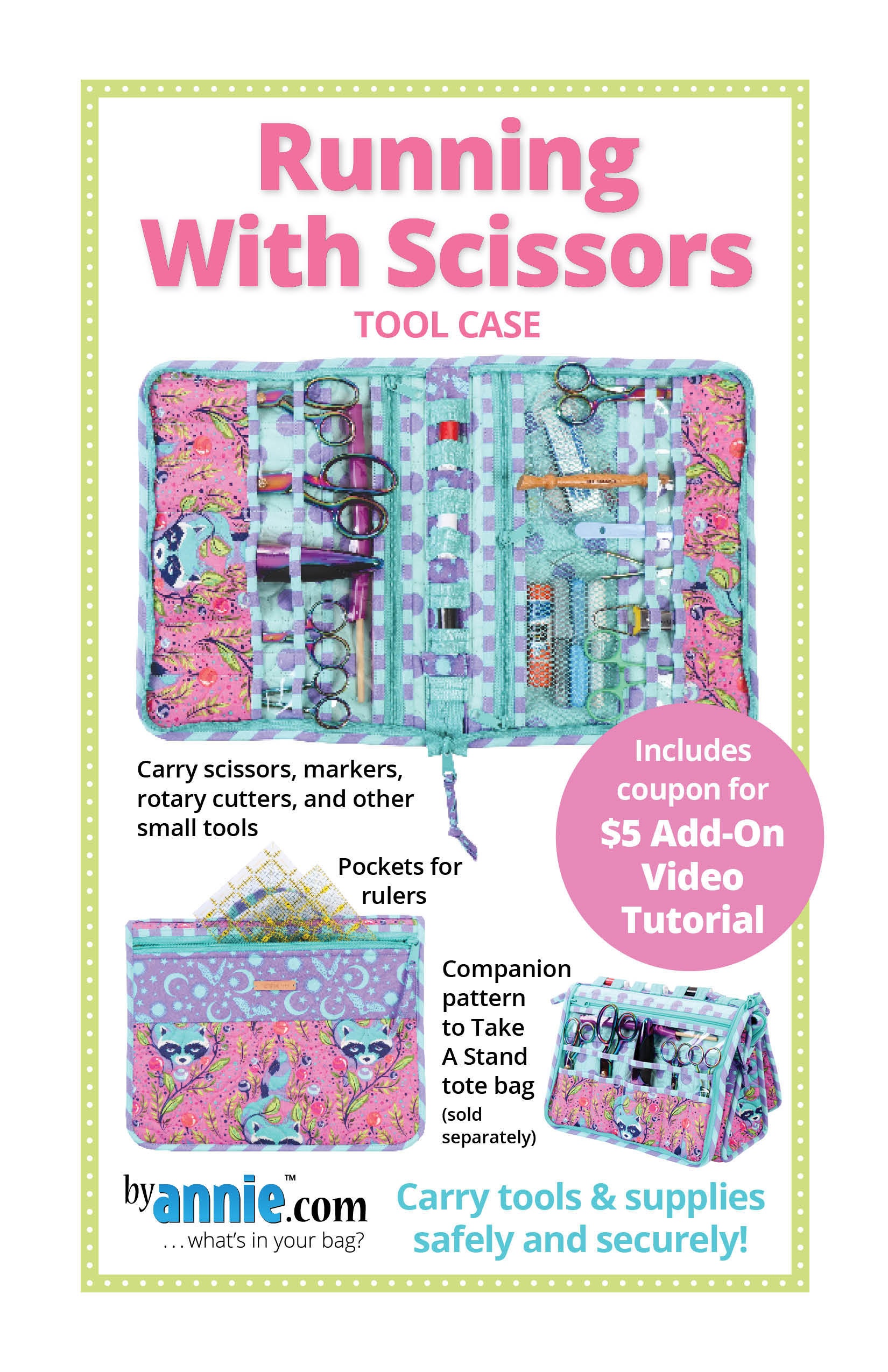Running With Scissors Tool Case, Pattern From by Annie 