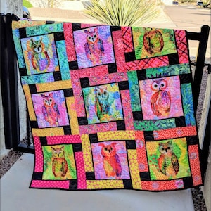 Block Talk Quilt Pattern by Swirly Girls