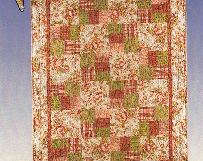 Just Can't Cut It, Quilt Pattern Large Scale Fabrics, DIY Quilting