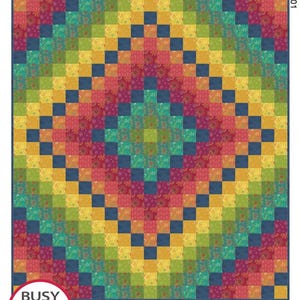 Around the World Quilt Pattern by Busy Hands Quilts, Trip Around the World