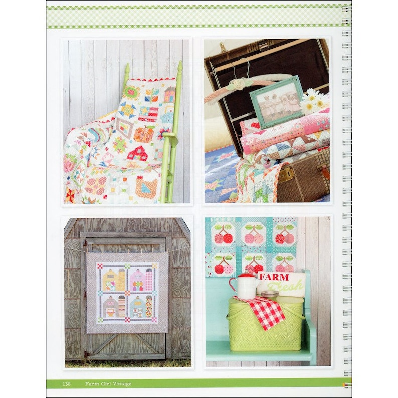 Farm Girl Vintage Mix /& Match Quilt Book by Lori Holt of Bee in my Bonnet