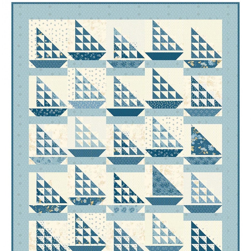 Sailboat Quilt Pattern Etsy