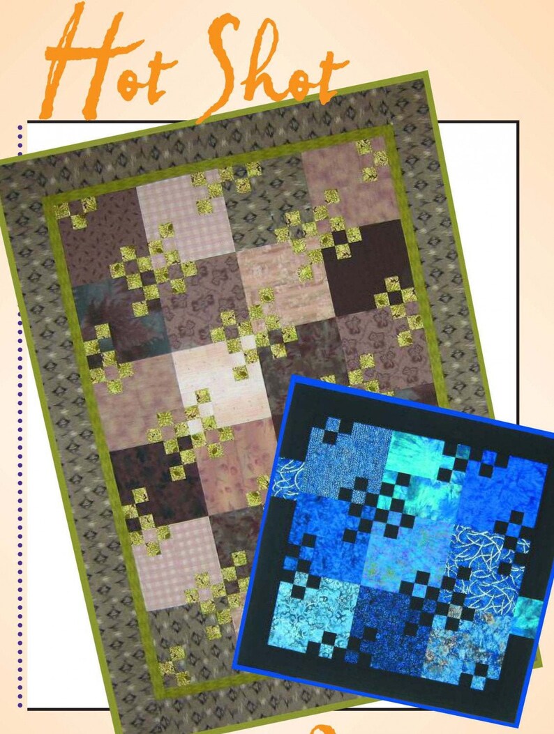 Hot Shot Quilt Pattern by Maple Island Quilts Etsy