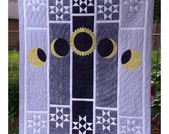 Eclipse Sky Quilt Pattern  by Joanne Kerton, Canuck Quilter Designs
