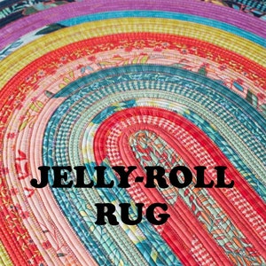 Jelly Roll Rug Pattern, R.J. Designs