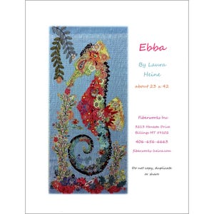Ebba,  a Collage Quilt Pattern by Laura Heine of Fiberworks