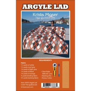 Argyle Lad Quilt Pattern by Krista Moser