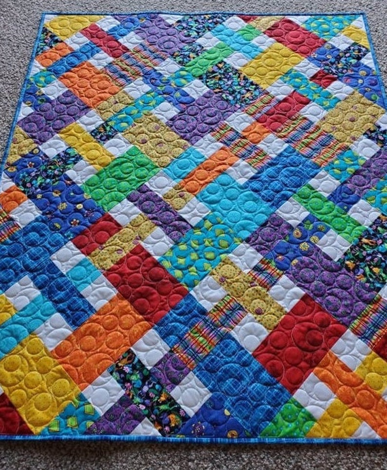 Picnic Quilt Pattern by Cluck Cluck Sew Fat Quarter Friendly Etsy
