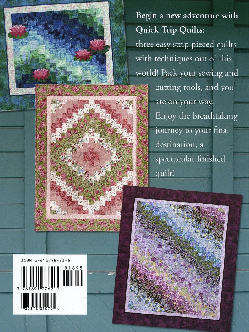 Quick Trip Quilts Pattern Book by Eleanor Burns of Quilt in a - Etsy